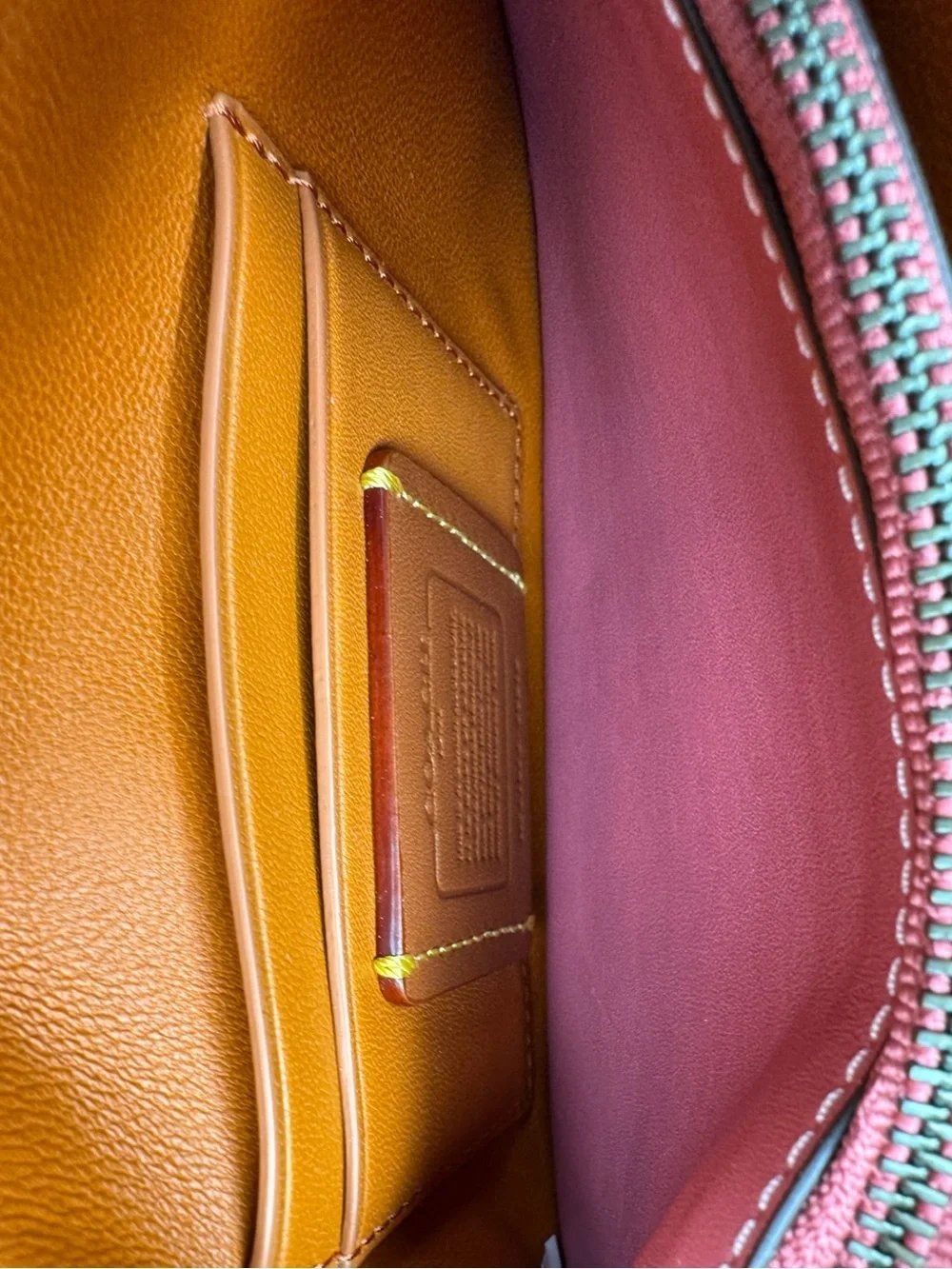 Coach 1941 Pink Glovetanned Clutch Wristlet Wallet